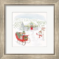 Framed 'Home For The Holidays V' border=