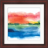 Framed 'Jewel Waterway I' border=