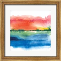 Framed 'Jewel Waterway I' border=