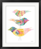 Framed 'Spring Birds II' border=