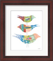 Framed 'Spring Birds I' border=