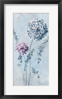 Airy Blooms I Purple Framed Print