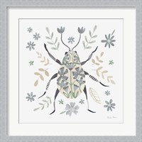 Framed 'Folk Beetle II Neutral' border=