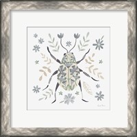 Framed 'Folk Beetle II Neutral' border=