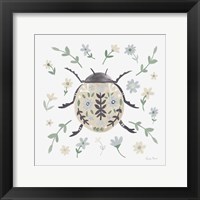 Framed Folk Beetle I Neutral