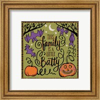 Framed 'Halloween Expressions III' border=