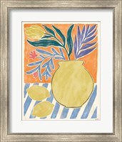 Framed 'Cyprus Still Life IV' border=