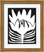 Framed 'Flower Power II WB' border=