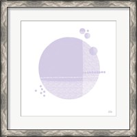 Framed 'Tribeca II Purple' border=