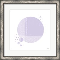 Framed 'Tribeca I Purple' border=