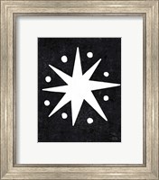 Framed 'Christmas Whimsy Star' border=