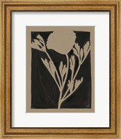 Framed 'Joyful Spring II Travertine' border=