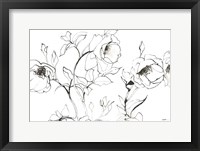 Framed Sketch of Roses