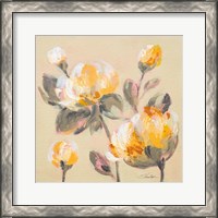 Framed 'Blooming Peony II' border=