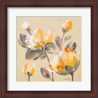 Framed 'Blooming Peony II' border=