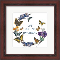 Framed 'Butterfly Garden I' border=