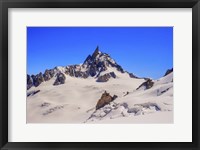 Framed Dente Del Gigante Mountain in the Mont Blanc Massif 2