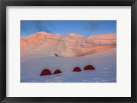 Framed Base Camp at Nevado Alpamayo & Nevado Quitaraju in Peru