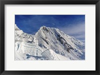 Framed Quitaraju Mountain in the Cordillera Blanca in the Andes Of Peru