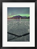 Framed Northern Lights, Carcross, Yukon, Canada