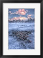 Framed Sunset, Annie Lake, Yukon, Canada