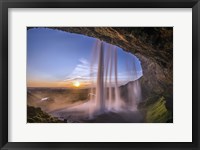 Framed Seljalandsfoss Waterfall, Iceland