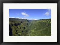 Framed Aerial View Of Koloa, Kauai, Hawaii