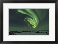 Framed Swirls of Auroral Curtains in the Northeast Sky, Churchill