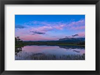 Framed Twilight at Maskinonge Lake in Waterton Lakes National Park