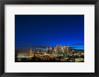 Framed Venus and Stars Setting Over the Skyline of Calgary