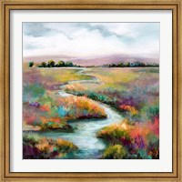 Framed Meandering Stream