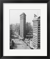 Framed Flatiron Building, circa 1908