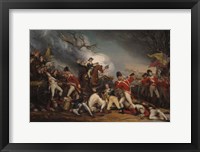 Framed Death of General Mercer at the Battle of Princeton