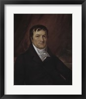 Framed Portrait of John Jacob Astor