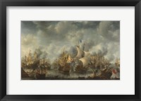 Framed Battle of Ter Heijde naval battle during the First Anglo-Dutch War