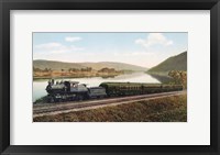 Framed Black Diamond Express Train