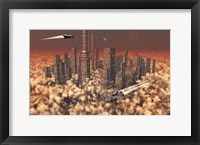 Framed Futuristic City