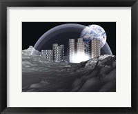 Framed Lunar Colony