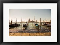 Framed Venice Gondolas