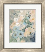 Framed Cottage Blue Floral II