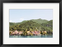 Framed Lake Como Village III