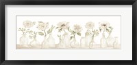 Framed Pretty Posies in a Row