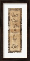 Framed Faith Hope Love