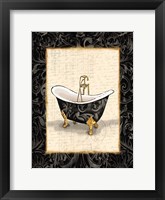 Framed Black Gold Bath