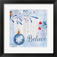 Framed Christmas Believe