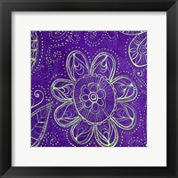 Framed Purple Floral