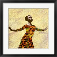 Framed Kente Dancer 2