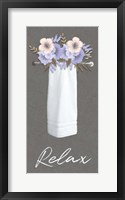 Framed Relax Floral Towel 2