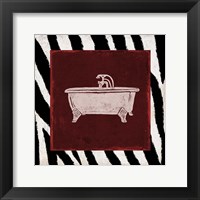 Framed Crimson Safari Bath 3