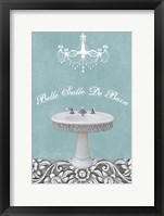 Framed Teal Sink Belle 1